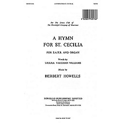 Novello A Hymn for St. Cecilia SATB Composed by Herbert Howells