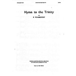 Novello Hymn to the Trinity SATB Composed by Pyotr Il'yich Tchaikovsky