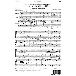 Novello I Saw Three Ships SATB Arranged by Richard Lloyd