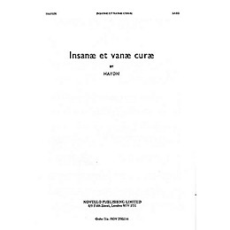 Novello Insanae Et Vanae Curae (Vocal Score) SATB Composed by Franz Joseph Haydn Arranged by Joseph Barnby