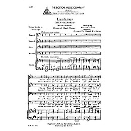 Boston Music Laudamus (Bryn Calfaira) TTBB Composed by William Owen Arranged by Daniel Protheroe