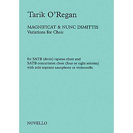 Novello Magnificat and Nunc Dimittis (Variations for Choir) SATB Composed by Tarik O'Regan