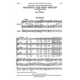 Novello Magnificat and Nunc Dimittis (Latin American) SATB Composed by Bryan Kelly