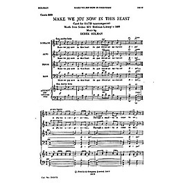 Novello Make We Joy Now in This Feast SATB Composed by Derek Holman