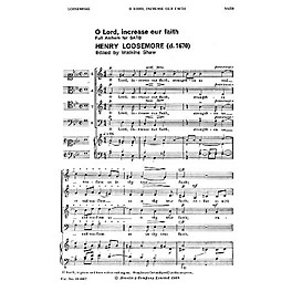 Novello O Lord, Increase Our Faith SATB