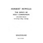 Novello The Office of Holy Communion (Collegium Regale) SATB Composed by Herbert Howells thumbnail