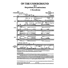 Novello On the Underground (Set 1 On Gratitude, Love and Madness) SATTBB