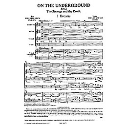 Novello On the Underground Set 2 (The Strange and the Exotic) SATB Written by Robert Herrick