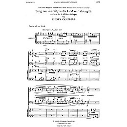 Novello Sing We Merrily Unto God Our Strength SATB Composed by Sidney Campbell