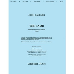 Music Sales John Tavener: The Lamb (String Orchestra Version) Score SATB