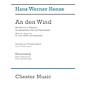 Chester Music An den Wind (Music for Pentecost) Vocal Score Composed by Hans Werner Henze thumbnail