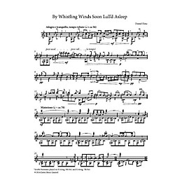 Chester Music By Whistling Wind Soon Lull'd Asleep (Guitar Part) Composed by Daniel Elms