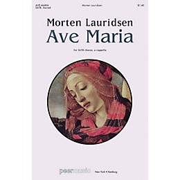Peer Music Ave Maria SATB a cappella Composed by Morten Lauridsen