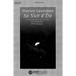 Peer Music Sa nuit d'ete (from Nocturnes SATB and Piano) Composed by Morten Lauridsen