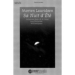 Peer Music Sa nuit d'ete (from Nocturnes SATB and Piano) Composed by Morten Lauridsen