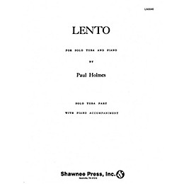 Hal Leonard Lento (Tuba in C (B.C.) and Piano) Tuba Composed by Paul Holmes