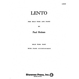 Hal Leonard Lento (Tuba in C (B.C.) and Piano) Tuba Composed by Paul Holmes