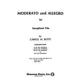Hal Leonard Moderato and Allegro Saxophone Trio Saxophone