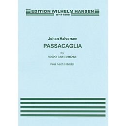 Music Sales G.F. Handel/Johan Halvorsen: Passacaglia In G Minor For Violin And Viola (Score/Pts) Music Sales America