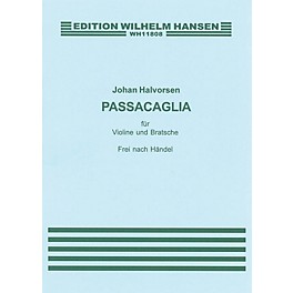 Music Sales G.F. Handel/Johan Halvorsen: Passacaglia In G Minor For Violin And Viola (Score/Pts) Music Sales America