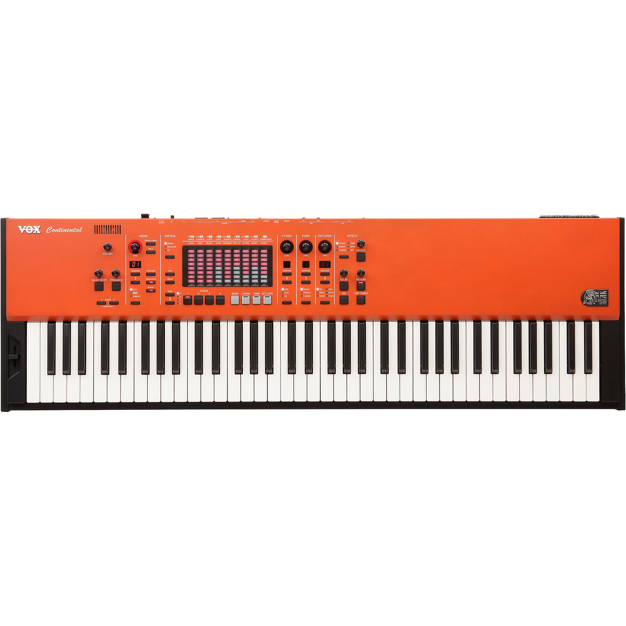 VOX Continental 73-Key Performance Synthesizer Organ
