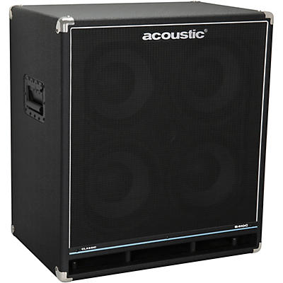 Acoustic B410c Classic 400W 4X10 Bass Speaker Cabinet Black for sale
