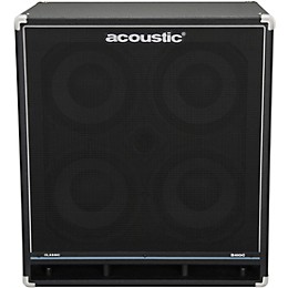 Acoustic B410C Classic 400W 4x10 Bass Speaker Cabinet Black