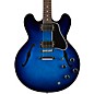 Gibson 2018 ES-335 Dot Semi-Hollow Electric Guitar Blue Burst 5-ply Black Pickguard thumbnail