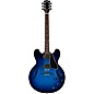 Gibson 2018 ES-335 Dot Semi-Hollow Electric Guitar Blue Burst 5-ply Black Pickguard