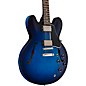 Gibson 2018 ES-335 Dot Semi-Hollow Electric Guitar Blue Burst 5-ply Black Pickguard