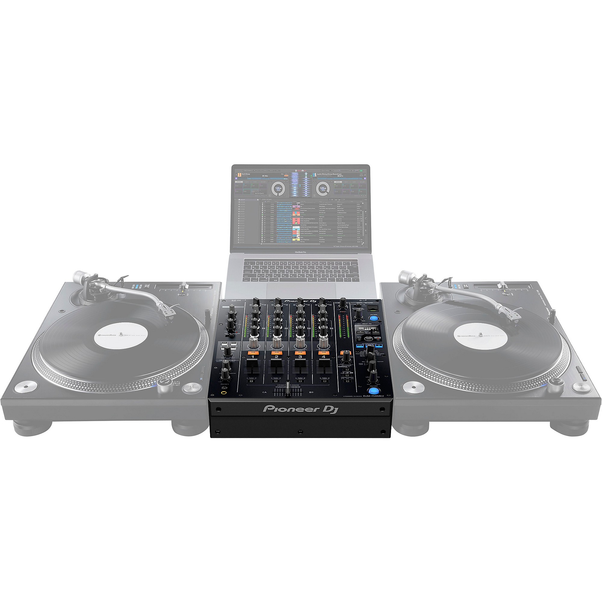 DJM750mk2 DJミキサー Pioneer DJ DJM-750MK2 4-channel DJ Mixer | Sweetwater