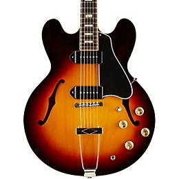 Gibson 2018 ES-330 Thinline Hollowbody Electric Guitar Sunset Burst 5-ply Black Pickguard
