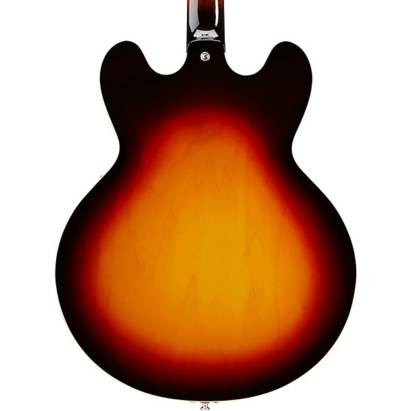 Gibson 2018 ES-330 Thinline Hollowbody Electric Guitar Sunset Burst 5-ply Black Pickguard