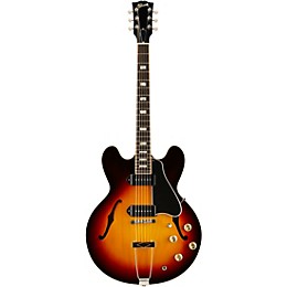 Gibson 2018 ES-330 Thinline Hollowbody Electric Guitar Sunset Burst 5-ply Black Pickguard