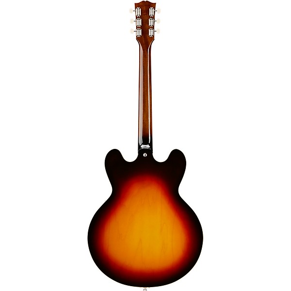 Gibson 2018 ES-330 Thinline Hollowbody Electric Guitar Sunset Burst 5-ply Black Pickguard