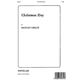 Novello Christmas Day SATB Composed by Gustav Holst