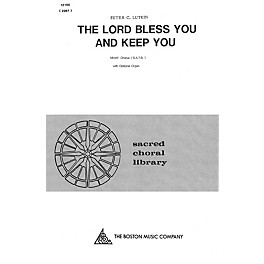 Boston Music The Lord Bless You and Keep You SATB Composed by Peter Lutkin