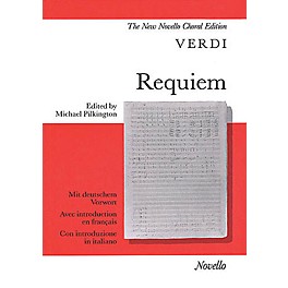 Novello Requiem (Vocal Score) SATB Composed by Giuseppe Verdi