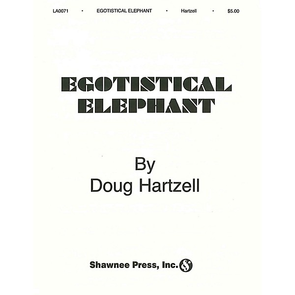 Hal Leonard Egotistical Elephant Bass Clef Instrument Bass