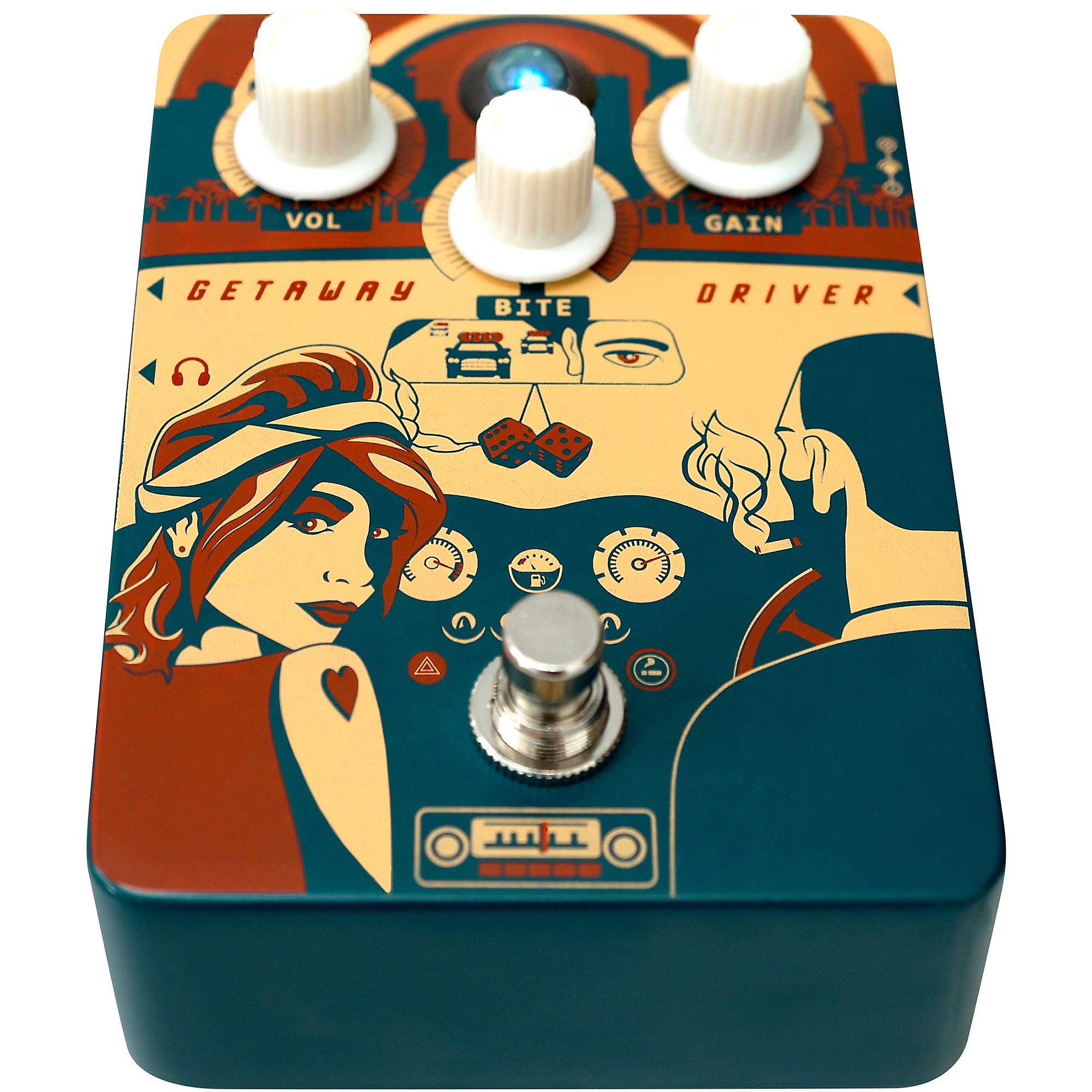 Orange Amplifiers Getaway Driver DI Box and Drive Effects Pedal 