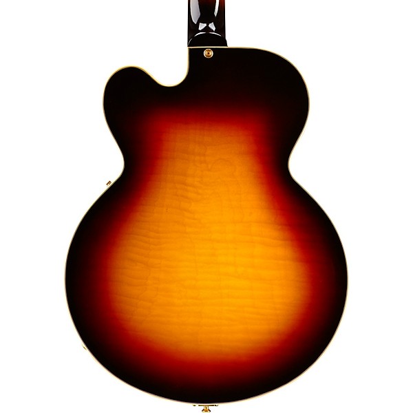 Clearance Gibson 2018 ES-275 Custom Hollowbody Electric Guitar Sunset Burst 4-ply Tortoise Shell Pickguard