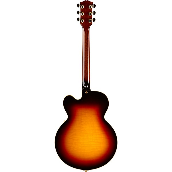 Clearance Gibson 2018 ES-275 Custom Hollowbody Electric Guitar Sunset Burst 4-ply Tortoise Shell Pickguard