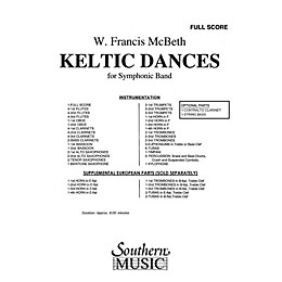 Southern Keltic Dances (Band/Concert Band Music) Concert Band Level 3 Composed by W. Francis McBeth