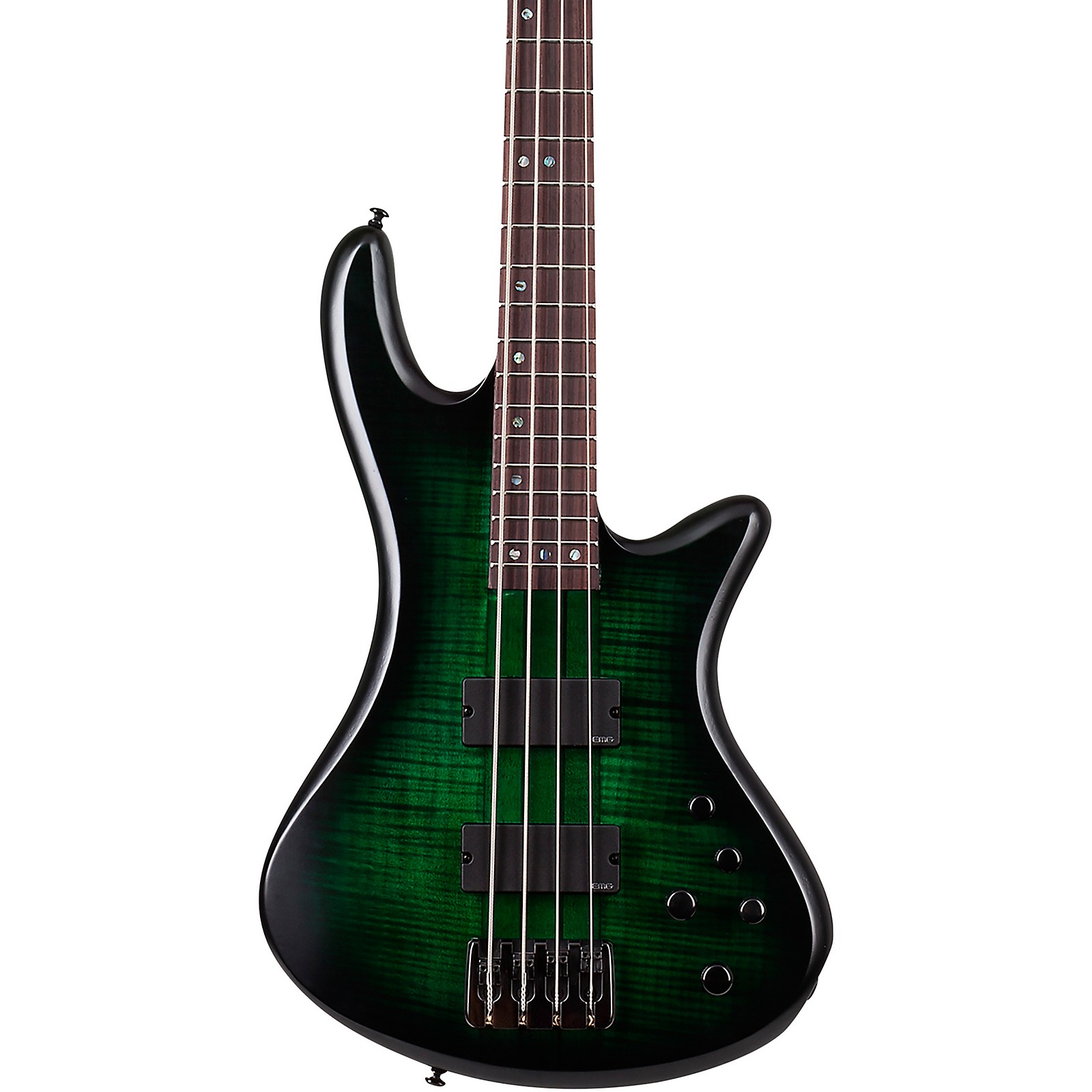Schecter Guitar Research Stiletto Studio-4 Electric Bass Guitar Emerald  Green Burst