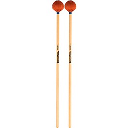 Innovative Percussion AA25B Medium Marimba Mallets Medium Orange Cord