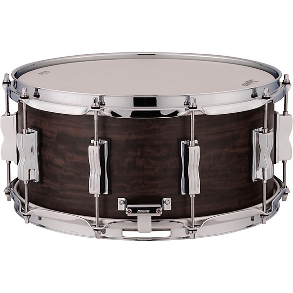 Clearance Ludwig Standard Maple Snare Drum with Aged Ebony Stain 14 x 6.5 in.