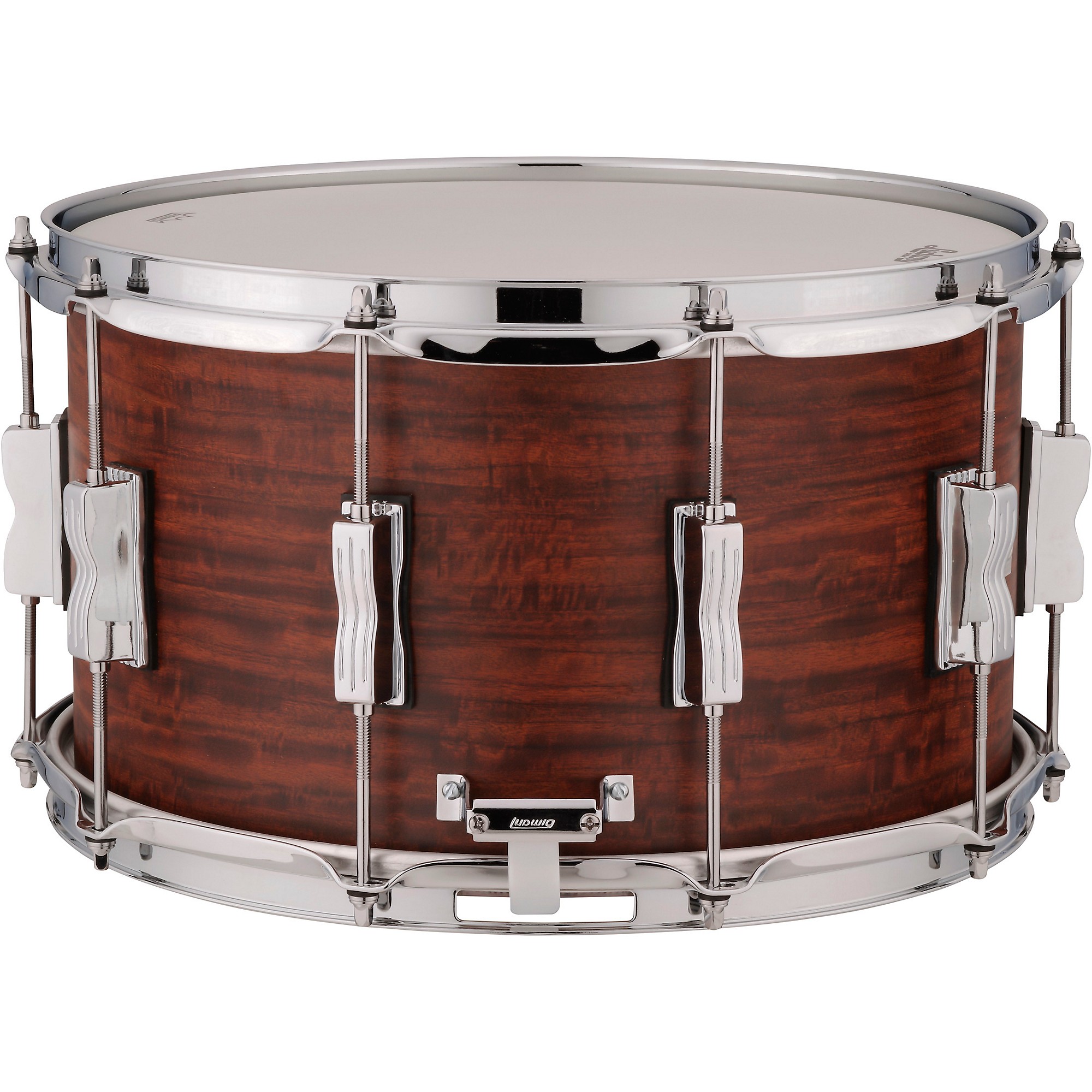 Ludwig Standard Maple Snare Drum With Aged Chestnut Veneer 14 x 8