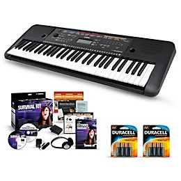 Yamaha PSR-E263 61-Key Portable Keyboard Package Essentials Package
