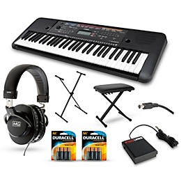 Yamaha PSR-E263 61-Key Portable Keyboard Package Home Package