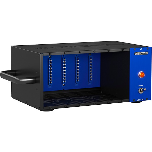 Midas 500 Series Portable Chassis for 6 Modules with Advanced Audio Routing and Rackmount Kit